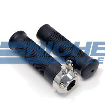 EMGO Vintage Style Single Cable Pull Throttle Assembly - For 1" Handlebar Diameter