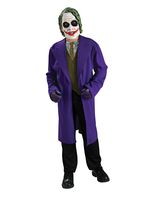 Der Joker Kinder KostüM Batman BöSewicht Jungen Halloween KostüM + Maske