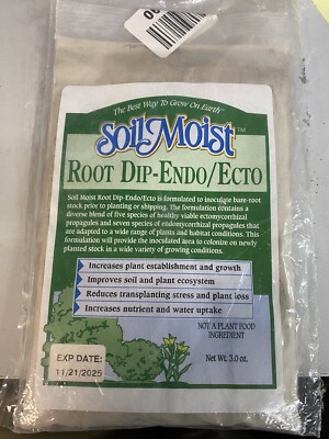 3oz Soil Moist Ecto Mycorrhizal Root Building Dip for 1000 Tree Shrub Seedlings