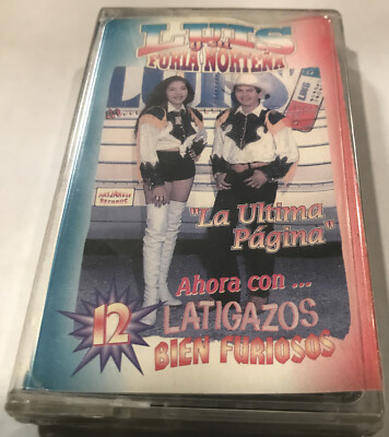 Luis Y Su Furia Norteña - Ahora Con Latigazo Bien Furiosos Cassette 1996 SEALED