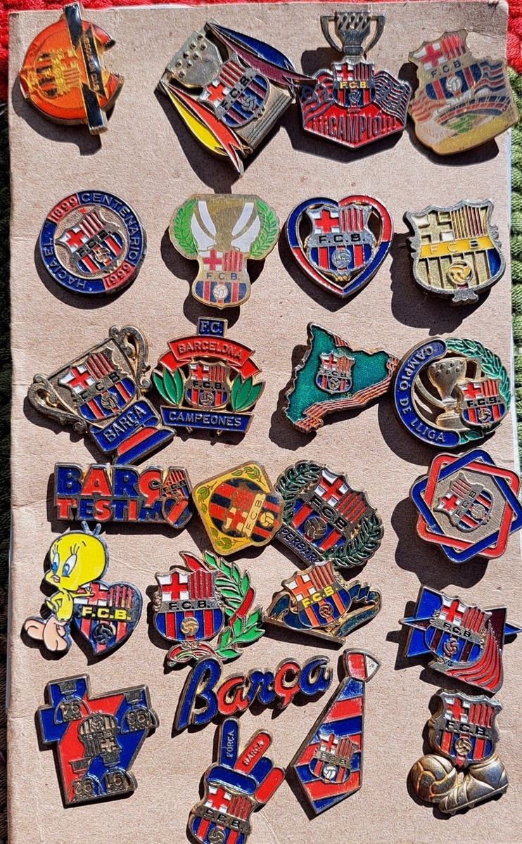 Barça FC Barcelona バルセロナ　ピンズのセット Lot of Vintage Fc Barcelona Pins Orginal | eBay