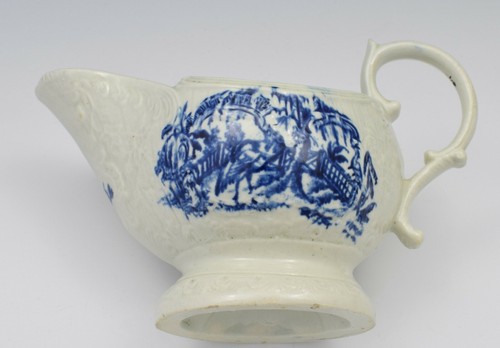 Liverpool Porcelain John Pennington Sauceboat Exotic Bird Sauce Boat Antique - Bild 11 von 12