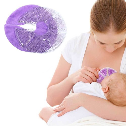 Hot Cold Breast Gel Bead Ice Pack (1 Pack) | Nursing Pain for Mastitis