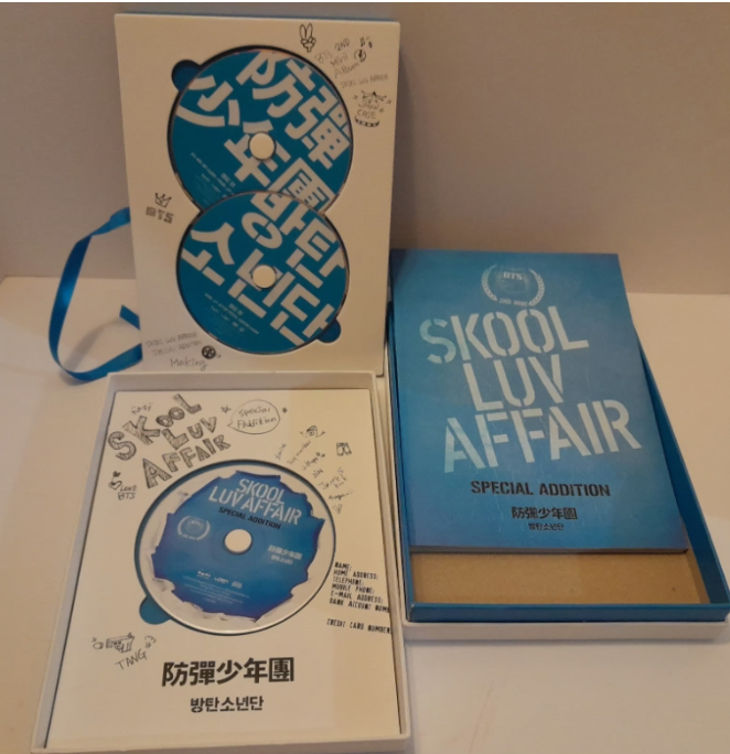 BTS Skool Luv Affair Special Addition Edition Album (OPENED