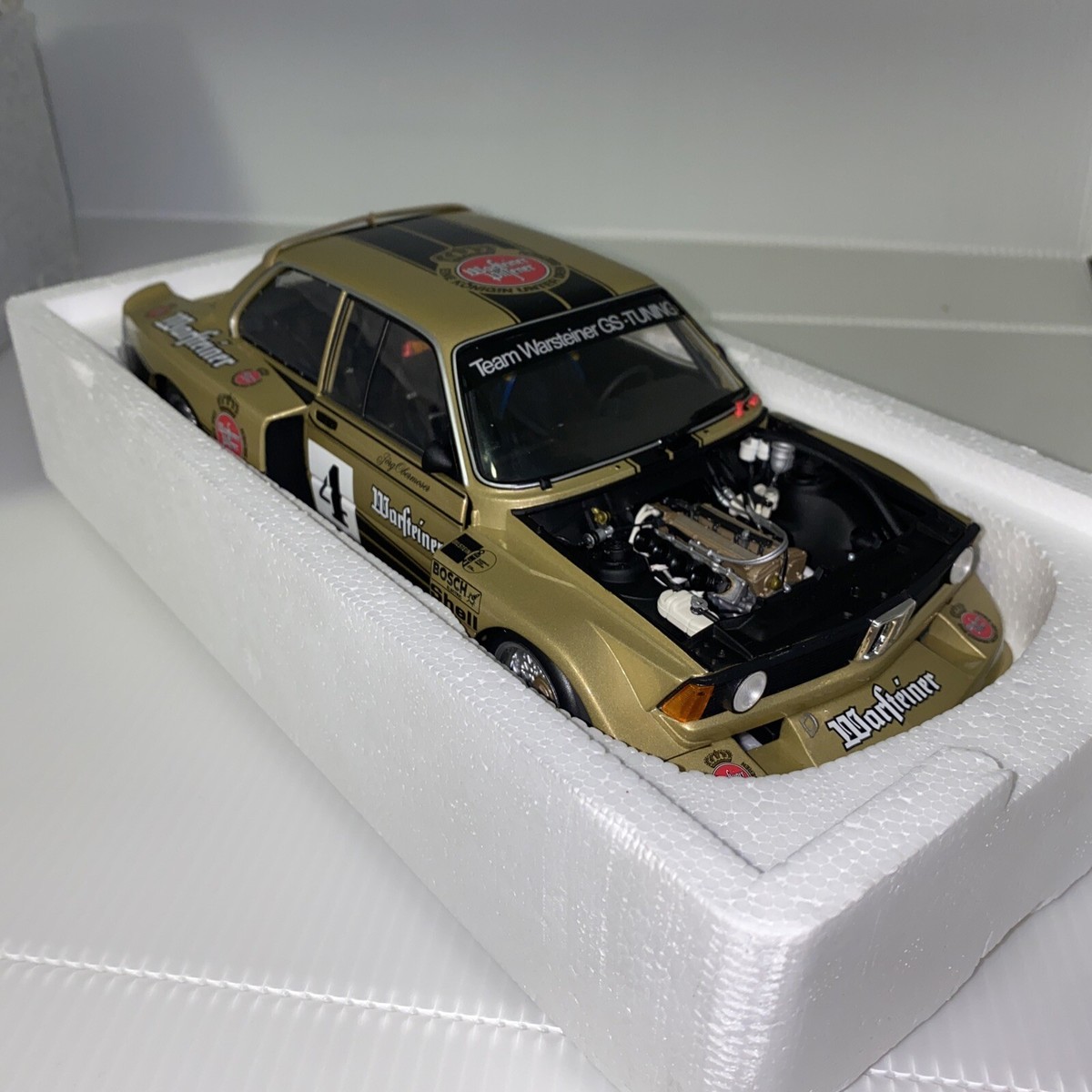 1:18 Minichamps BMW 320i DRM 1977 Jorg Obermoser Warsteiner 1:18 Minichamps BMW 320i DRM 1977 Jorg Obermoser Warsteiner