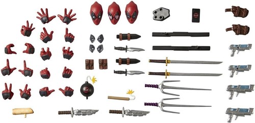 Revoltech Amazing Yamaguchi Deadpool Ver.2.5 normal ver. Kaiyodo action Figure - Picture 18 of 18
