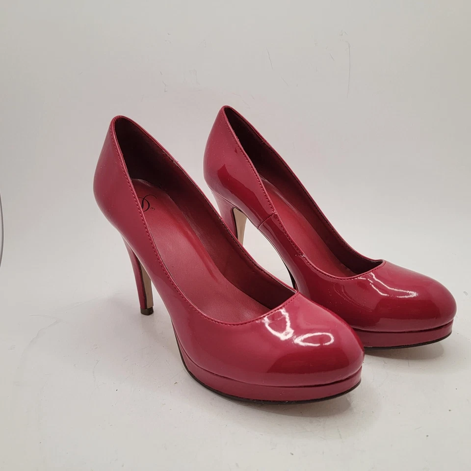 Zapatos de salón Delicious de plataforma rojos para mujer talla 9 Foto 2 de 4