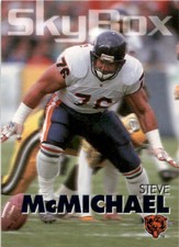 1993 SkyBox Impact Steve McMichael #38 Chicago Bears
