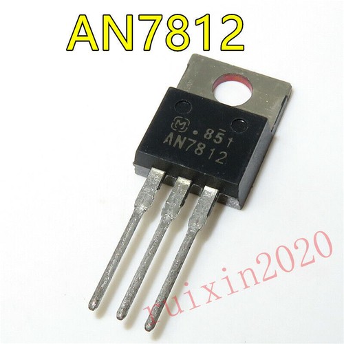 Lot De 2 Régulateurs De Tension Fixes 7812 - 12V / 1A - Boîtier TO220 - Marque NEC