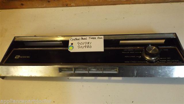 MAYTAG DISHWASHER 901981  901980  Control Panel  Timer assembly ( scuff marks)
