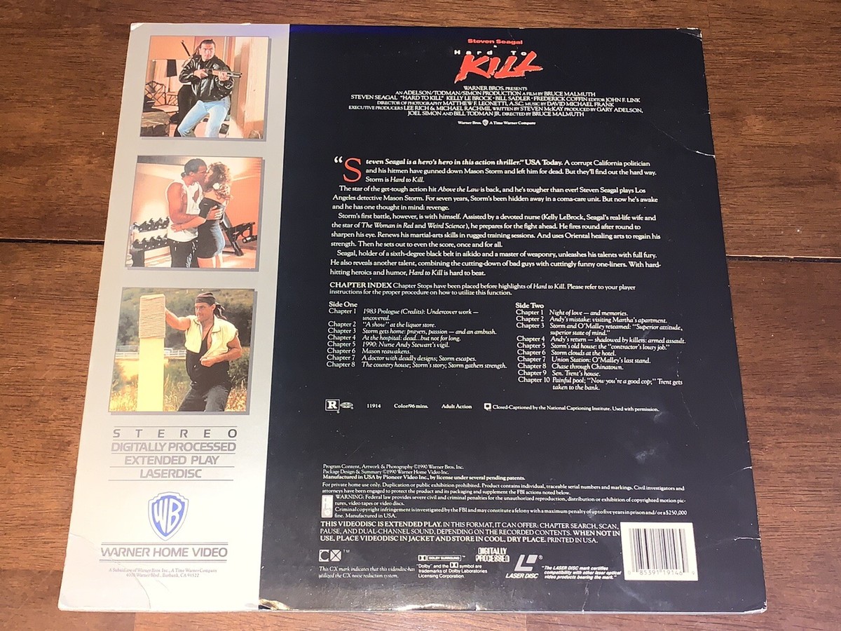 Hard to Kill (Laserdisc) 85391191469| eBay