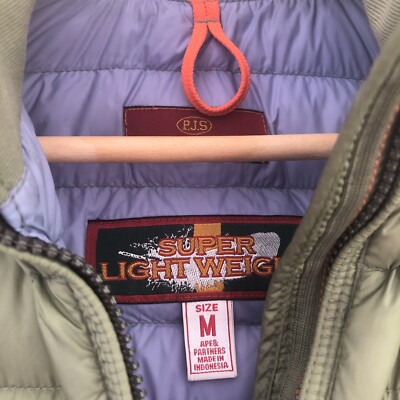 Original Parajumpers Super Lightweight Geena Grün  Daunen Jacke Blouson Gr M 38