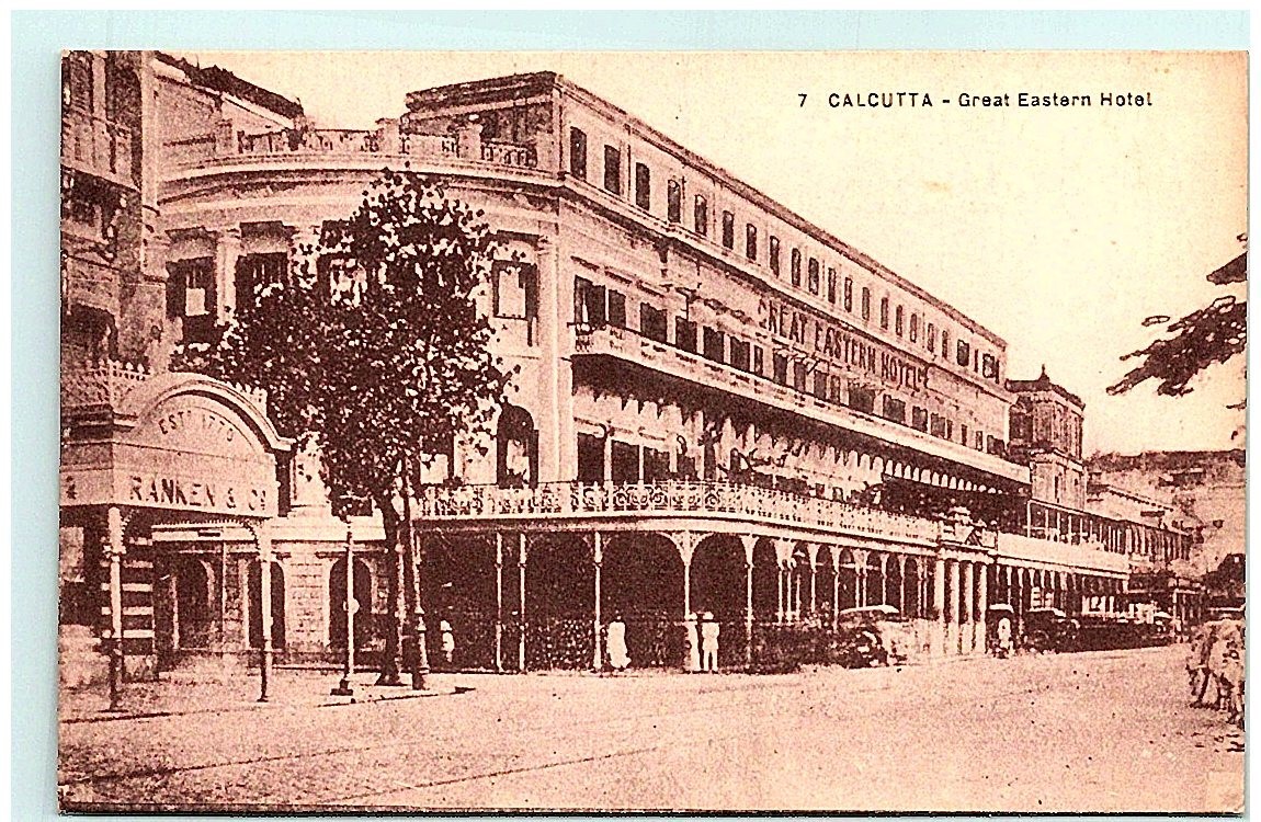 S01-9389, CALCUTTA, GREAT EASTERN HOTEL, VINTAGE POSTCARD