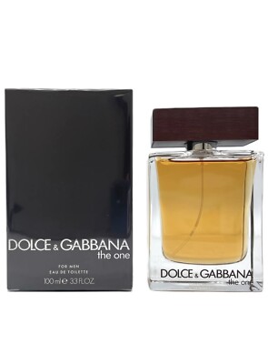 Dolce & Gabbana The One for Men 3.3 Oz-100 ML Eau de Toilette Spray New No Cello