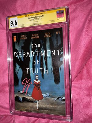 Department Of Truth #1 1:100 Incentive Variant CGC 9.6 Signed By James Tynion IV