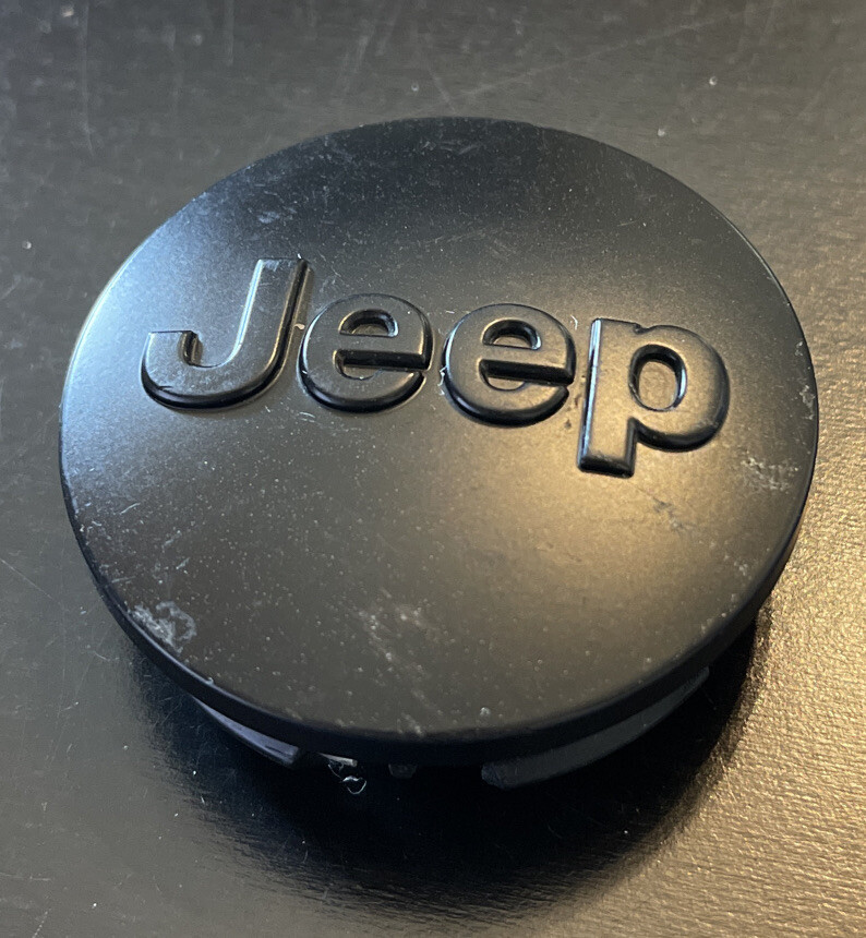 200715 JEEP Black Matte Grand Cherokee Wrangler Wheel Ctr Cap OE