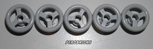 Lego Technic Technik 5x Lenkrad #30663 hellgrau (Beispielfoto)