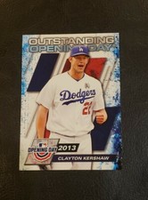 2021 TOPPS OPENING DAY OUTSTANDING OPENING DAY CLAYTON KERSHAW OOD-9 DODGERS