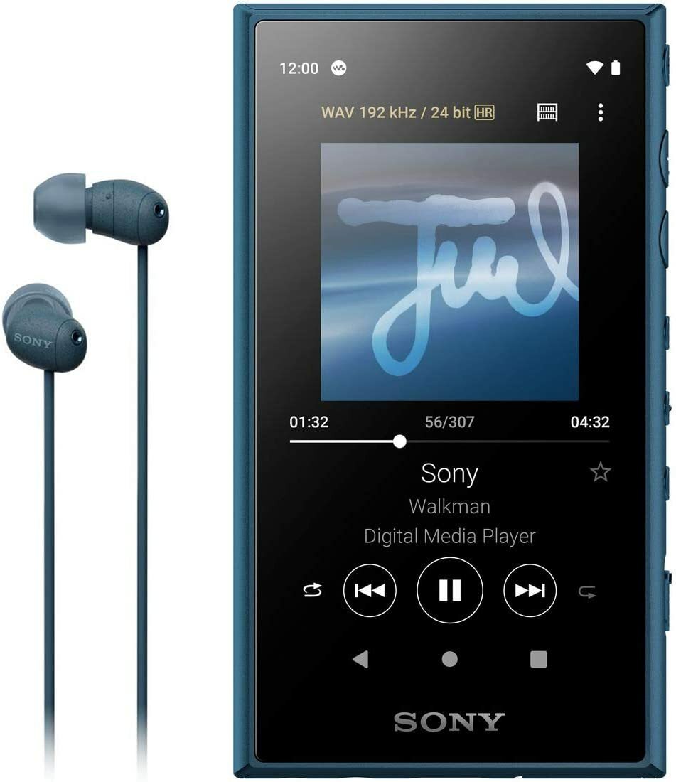 SONY Walkman A Series 16GB NW-A105HN Blue with L Earphone | eBay