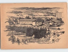 Postcard Rold Storkro Skorping Denmark