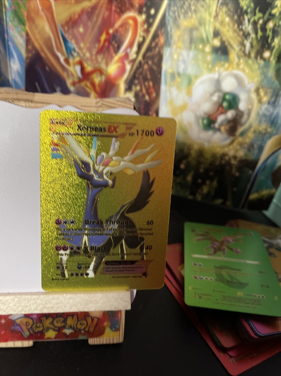 Xerneas EX Multi Coloured Foil Pokemon🔥Fan Art🔥Hp1700 NM | eBay