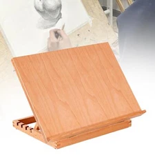 Desktop Easel Drawing Board Wood Artist Organizer Art with Strong Support