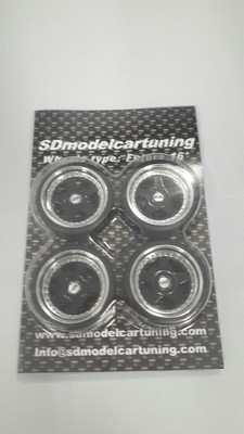 Cerchi In Scala 1:18 OZ Futura Argento 32 Mm &ndash; Modellini Auto Tuning &ndash; SD Modelcartuning &ndash; 2 Pezzi