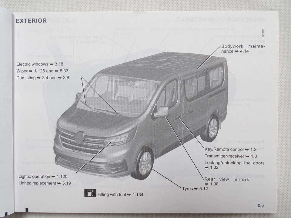 GENUINE RENAULT TRAFIC 2021-2026 OWNERS MANUAL HANDBOOK WALLET PACK - Image 3 of 4