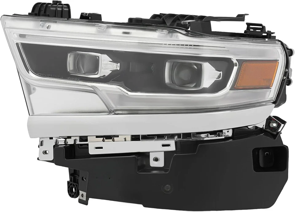 Faro proyector LED completo para Dodge Ram 1500 2019-2022 faro conductor izquierdo Foto 2 de 4