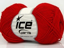 8-Skein Lot Lorena Bamboo Yarn fine summer 8x50g Red alt