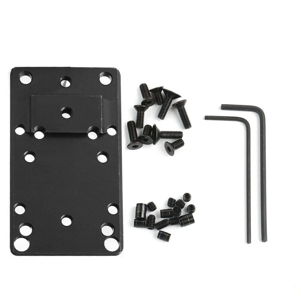 Red Dot Sight Adapter Plate for CZ 75B 85B 97B P-07 P-09 RMR SRO Vor tex Mount - Image 2 of 4