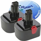 2x Battery for Lincoln Power Luber 14.4V Grease Gun 3.3AH 1444 1442 LNI-1401 New