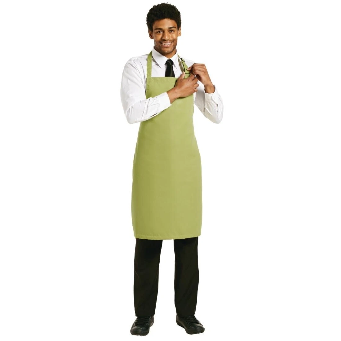 LE CHEF POLYCOTTON BIB APRON LIME B901 eBay