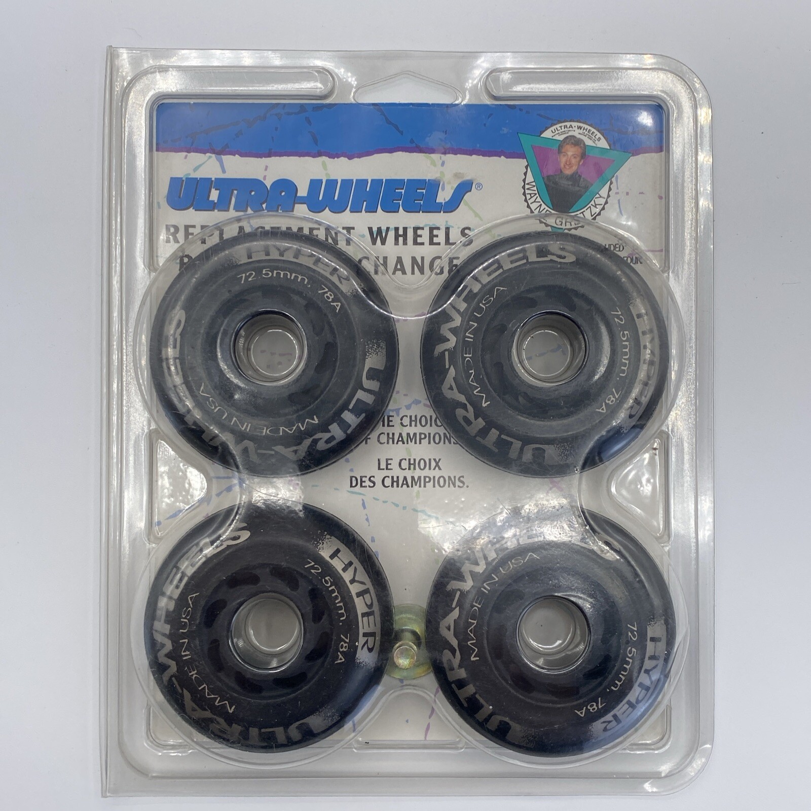 Ultra Wheels Replacement Wheels for Inline/Rollerblade Skate 72.5mm 78A