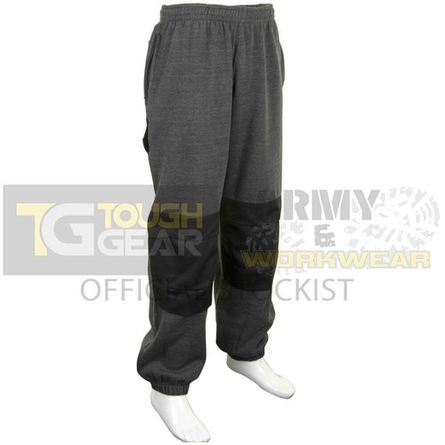Para Hombre Con Puño Rodillera Bolsillo Jogging Polar Bottoms Pantalones  trabajo CHÁNDAL PANTALONES | eBay