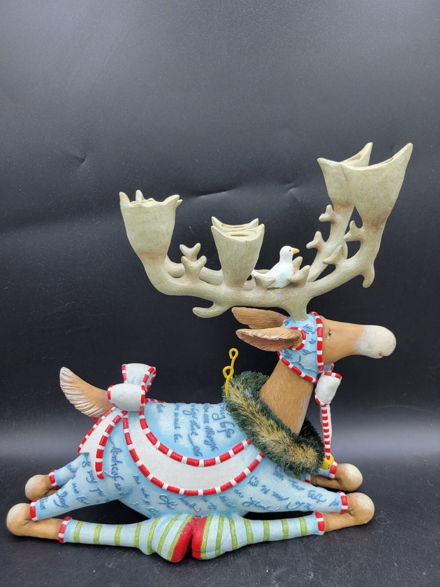 Department 56 Krinkles Reindeer Candelabra Patience Brewster Dash