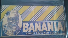 BANANIA Ancienne publicité vieux papier "BANANIA exquis déjeuner sucré"