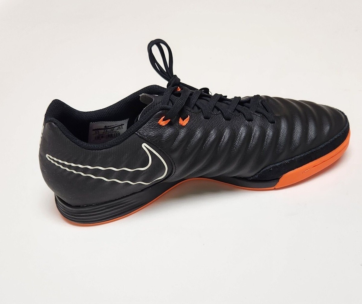 Nike Legend 7 Academy Indoor Men's Soccer Shoes Black-Total Orange