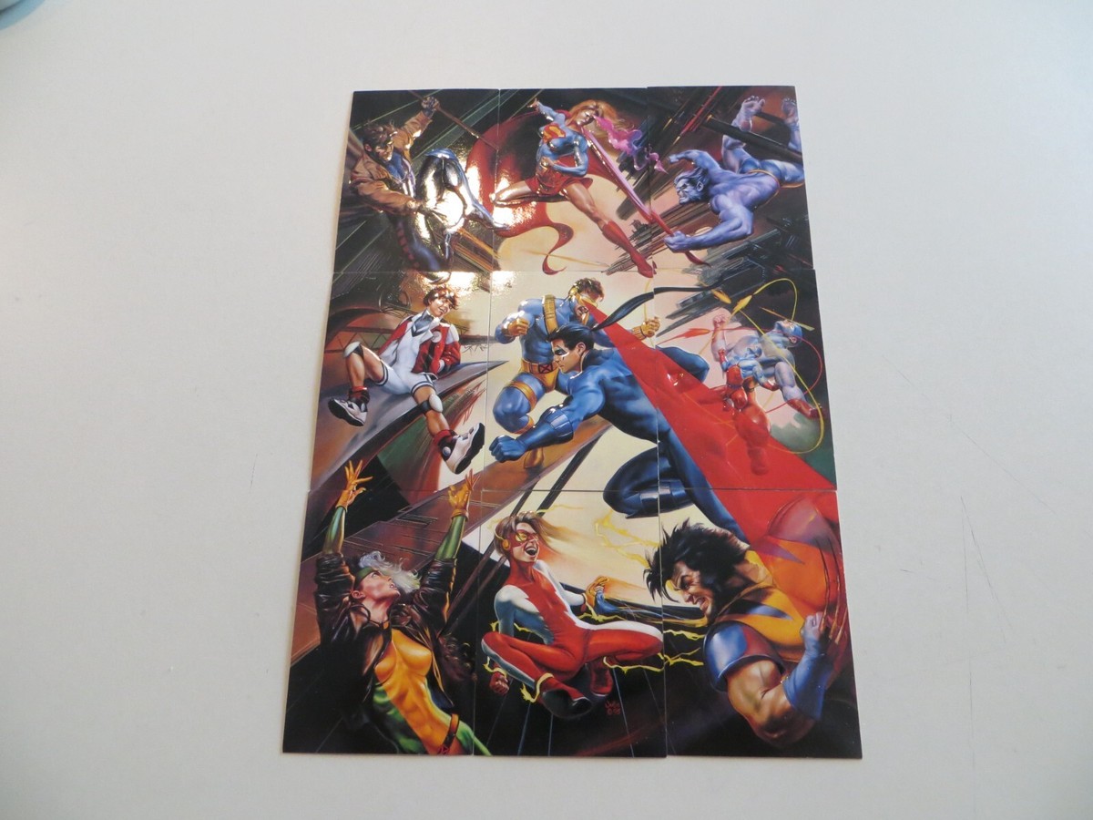 1995 DC VERSUS MARVEL IMPACT LIMITED SUBSET, 9 CARD SET, JULIE