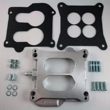 Holley Square Bore Adaptor To Suit Ford Carter Thermoquad Manifold Base 10-552