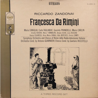 Riccardo Zandonai - Francesca Da Rimini (Vinyl 3LP - 1967 - US - Original)