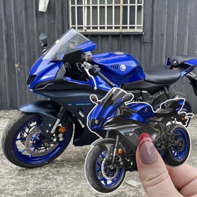 Yamaha YZF-R7 Stickers - Set of 3 Kiss-Cut Motorcycle Decals