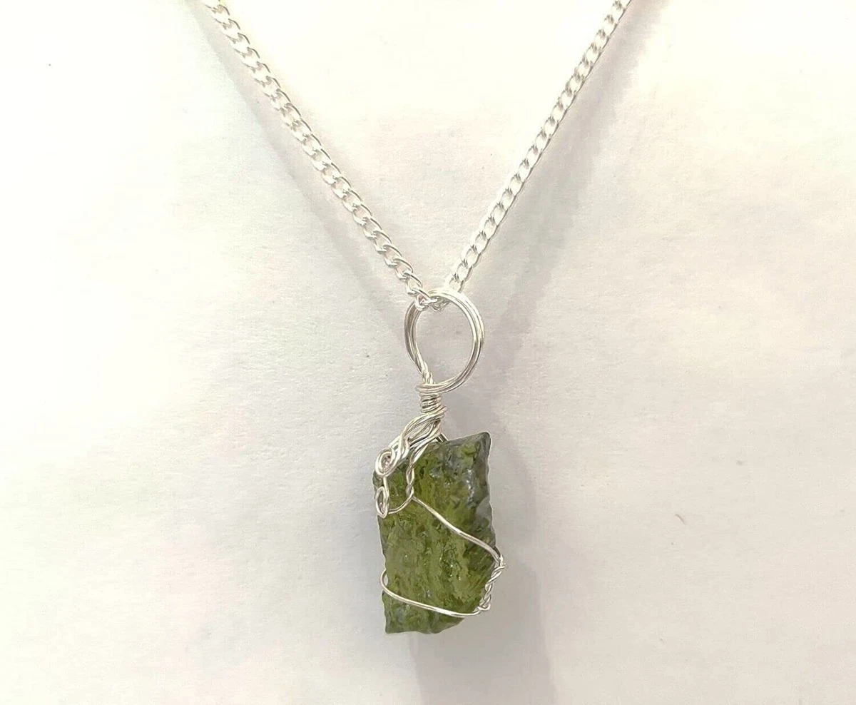 Moldavite necklace effects deals