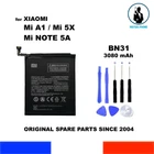 NEW OEM BATTERY BY XIAOMI MI A1 5X NOTE 5A 3.85V 3080mAh BATTERY BATTERY