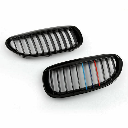 Rejilla color M negro brillante para BMW 04-10 E63 E64 650i 645Ci M6 cupé FN YU - Imagen 1 de 4