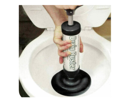 Leistungsstarker Multi Abfluss Buster WC Waschbecken Kolben Verstopfung Sauger Entferner zwei Köpfe