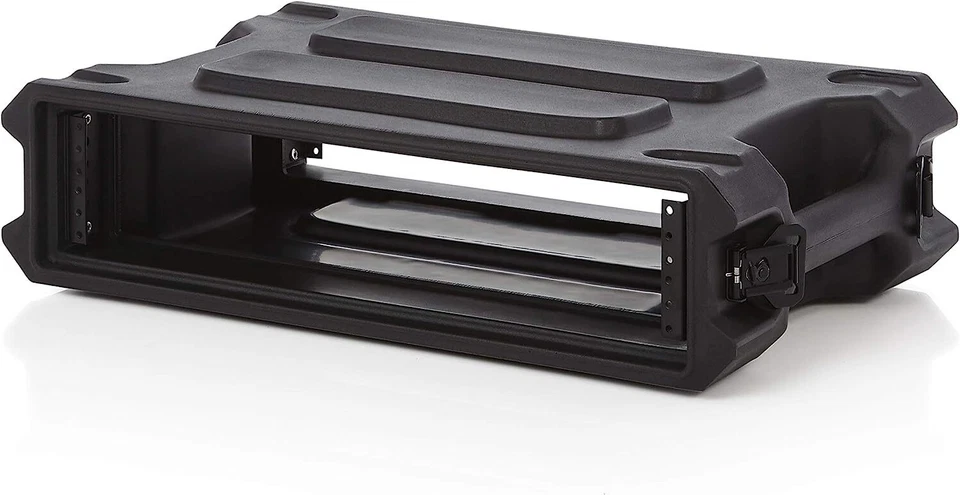 Gator Cases Pro Series Rotationally Molded 2U Rack Case with Shallow 13" Depth - Image 2 of 4