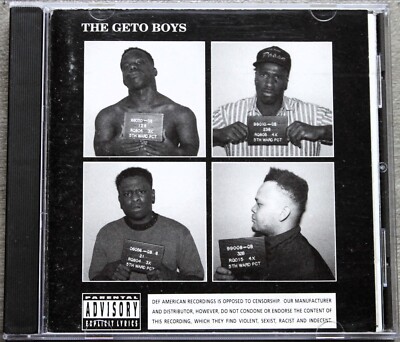 The Geto Boys - The Geto Boys (1990) (CD) (Rap-A-Lot Records - 9 24306-2)