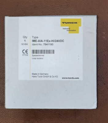 TURCK IME-AIA-11EX-Hi/24VDC Loop Isolator Module 7541193#YC
