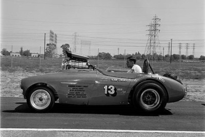 Lions Drag Strip Norm Cowdrey's 1955 Austin-Healey Roadster RACING 4x6 FOTO  